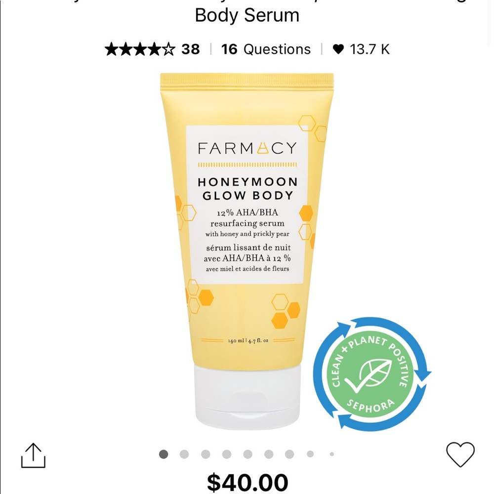Farmacy Honeymoon Glow Body Serum
